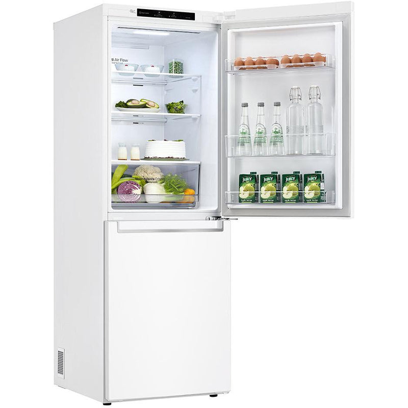 LG 24-inch, 10.8 cu.ft. Counter-Depth Bottom Freezer Refrigerator with Multi-Air Flow™ LRDNC1004W IMAGE 8