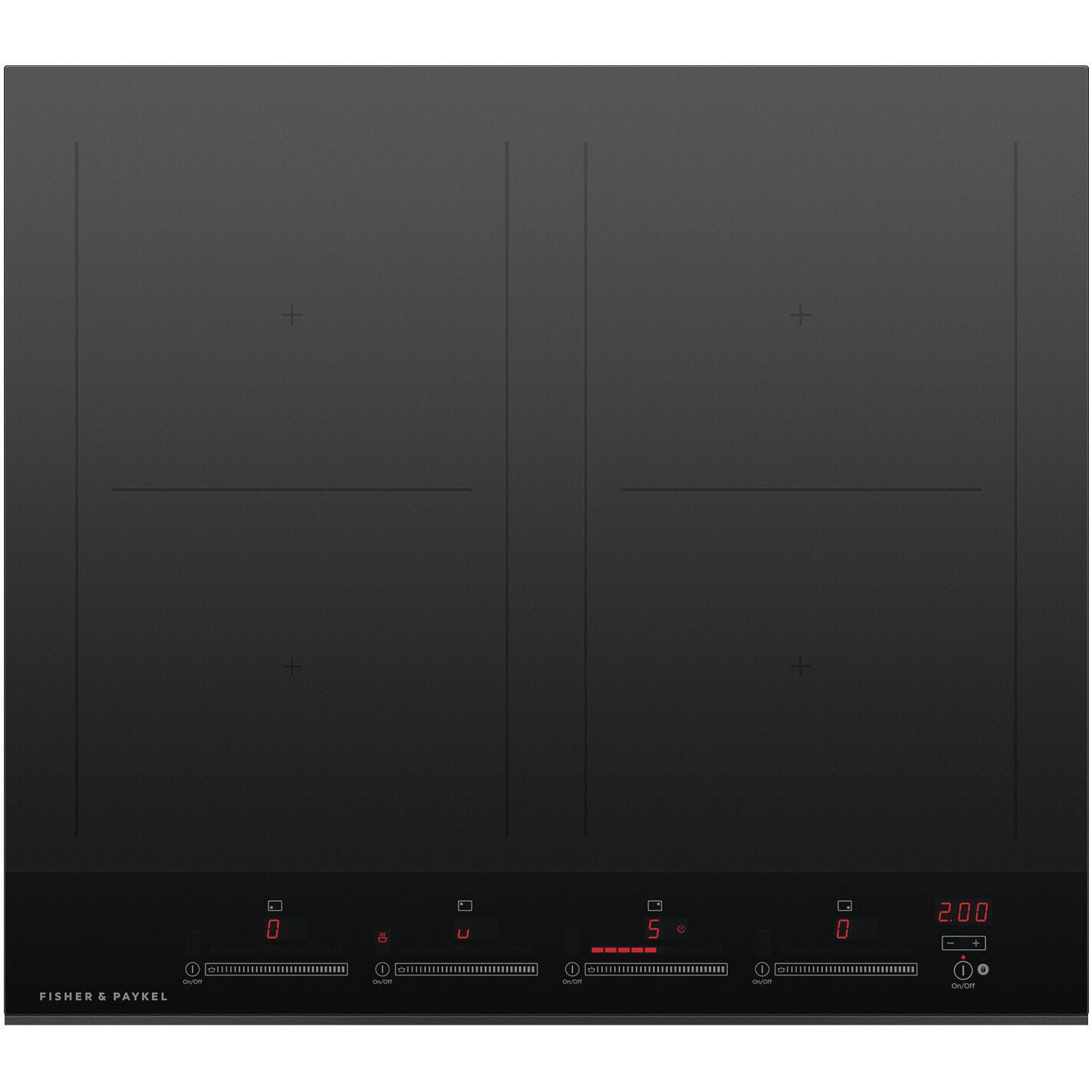 Fisher & Paykel 24-inch Built-in Electric Induction Cooktop with 4 Cooking Zones CI244DTB4 IMAGE 1