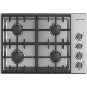 Fisher & Paykel 30-inch Built-in Gas Cooktop with 4 Burners CDV3-304-N IMAGE 1