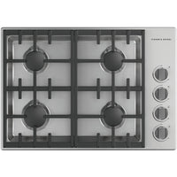 Fisher & Paykel 30-inch Built-in Gas Cooktop with 4 Burners CDV3-304H-N IMAGE 1