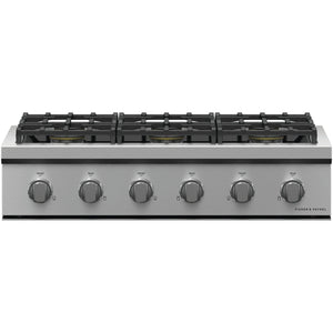 Fisher & Paykel 36-inch Built-in Gas Rangetop with 6 Burners CPV3-366-L IMAGE 1