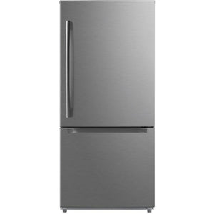 Moffat 30-inch, 18.6 cu.ft. Freestanding Bottom Freezer Refrigerator with LED Lighting MDE19DSNKSS IMAGE 1