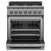 Fisher & Paykel 30-inch Freestanding Gas Range with Dual Flow Burners™ RGV3-305-N IMAGE 2