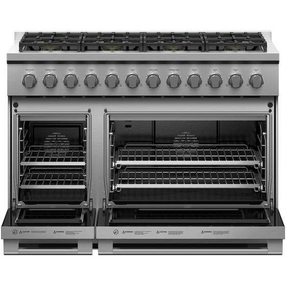 Fisher & Paykel 48-inch Freestanding Gas Range with Convection Technology RGV3-488-N IMAGE 2