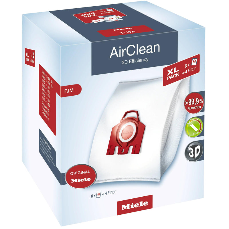 Miele XL-Pack AirClean 3D Efficiency FJM 8 AirClean FJM dustbags 10455190 IMAGE 1
