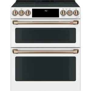 Café 30-inch Slide-in Electric Range with Convection CCES750P4MW2 IMAGE 1