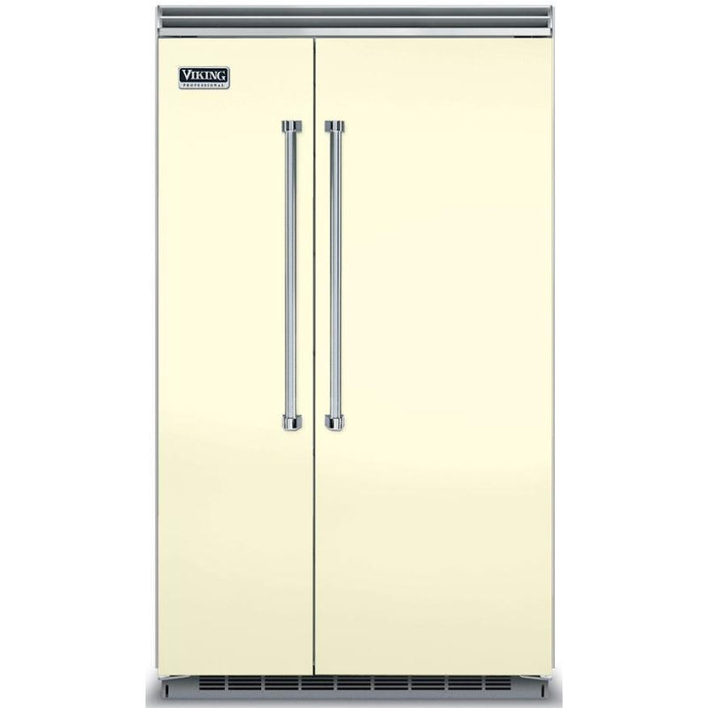 Viking 48-inch, 29.05 cu.ft. Built-in Side-by-Side Refrigerator with Internal Automatic Ice Machine VCSB5483VC IMAGE 1