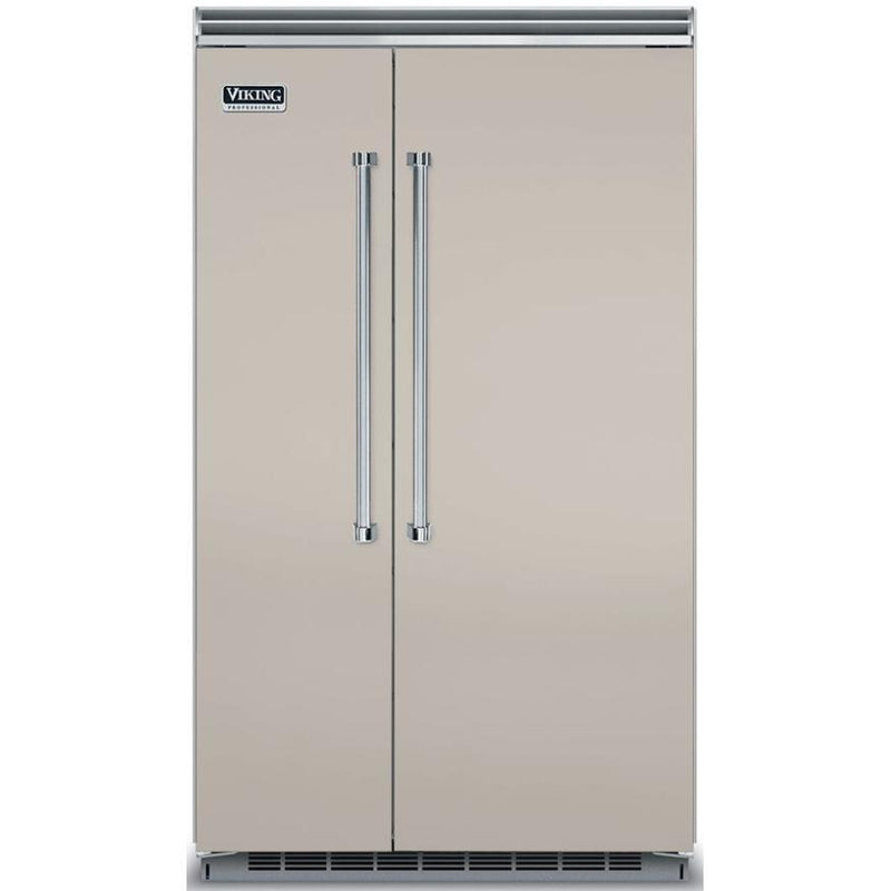 Viking 48-inch, 29.05 cu.ft. Built-in Side-by-Side Refrigerator with Internal Automatic Ice Machine VCSB5483PG IMAGE 1