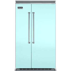 Viking 48-inch, 29.05 cu.ft. Built-in Side-by-Side Refrigerator with Internal Automatic Ice Machine VCSB5483BW IMAGE 1