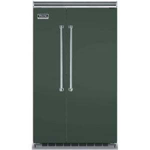 Viking 48-inch, 29.05 cu.ft. Built-in Side-by-Side Refrigerator with Internal Automatic Ice Machine VCSB5483BF IMAGE 1