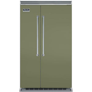 Viking 48-inch, 29.05 cu.ft. Built-in Side-by-Side Refrigerator with Internal Automatic Ice Machine VCSB5483CY IMAGE 1