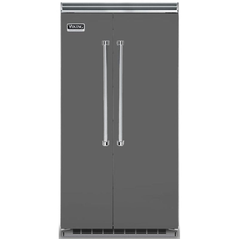 Viking 42-inch, 25.32 cu.ft. Built-in Side-by-Side Refrigerator with Humidity Zone™ Drawers VCSB5423DG IMAGE 1