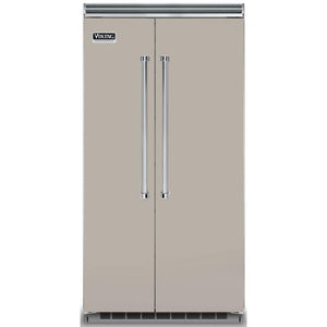 Viking 42-inch, 25.32 cu.ft. Built-in Side-by-Side Refrigerator with Humidity Zone™ Drawers VCSB5423PG IMAGE 1