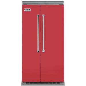 Viking 42-inch, 25.32 cu.ft. Built-in Side-by-Side Refrigerator with Humidity Zone™ Drawers VCSB5423SM IMAGE 1