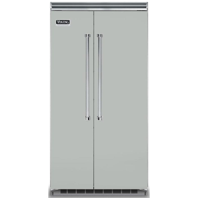 Viking 42-inch, 25.32 cu.ft. Built-in Side-by-Side Refrigerator with Humidity Zone™ Drawers VCSB5423AG IMAGE 1