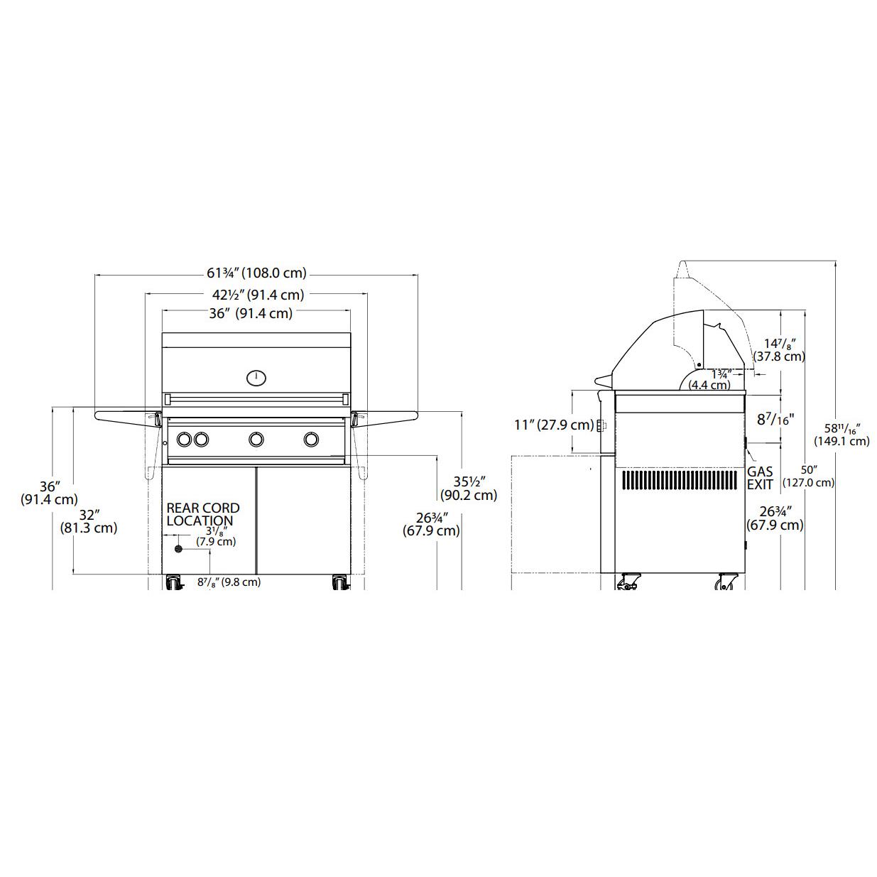 Viking 85,000 BTU Natural Gas Grill with Rotisserie VQGFS5361NSS IMAGE 2