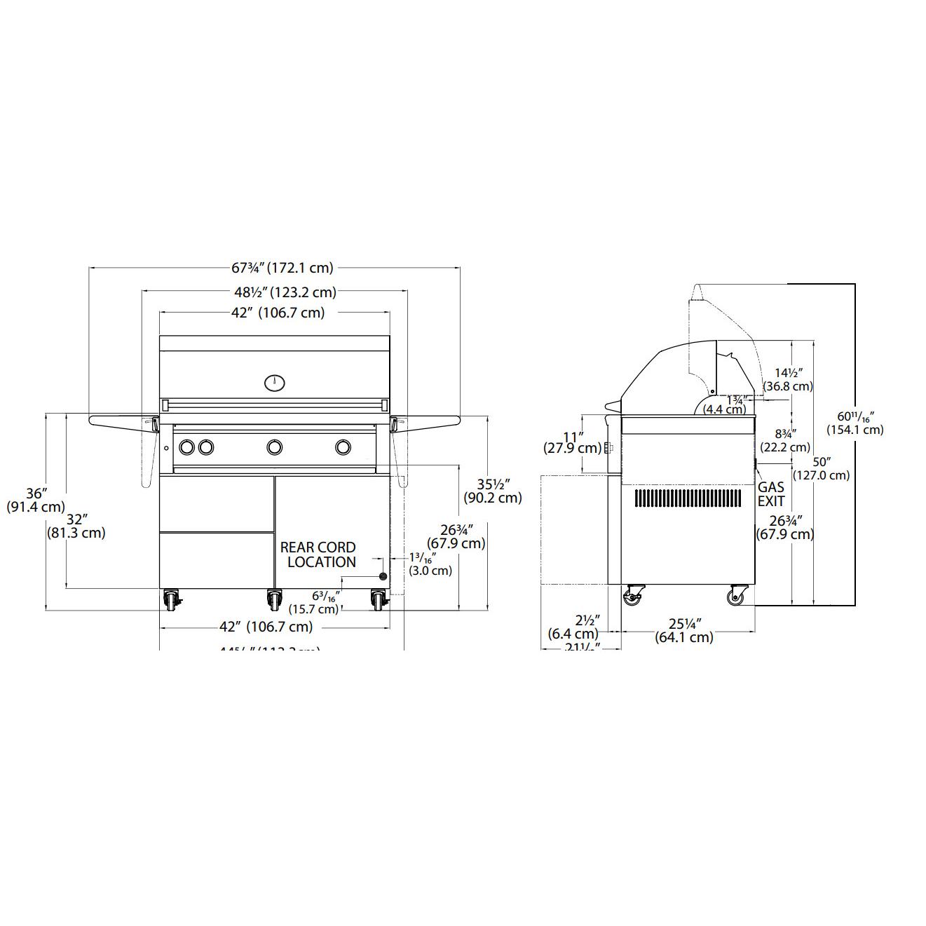 Viking 87,000 BTU Natural Gas Grill with Rotisserie VQGFS5421NSS IMAGE 2