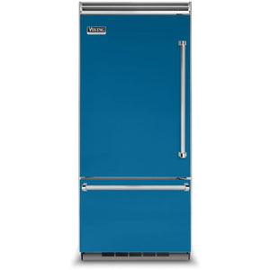 Viking 36-inch, 20.4 cu.ft. Built-in Bottom Freezer Refrigerator with  Plasmacluster™ Ion Air Purifier VCBB5363ELAB IMAGE 1
