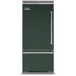 Viking 36-inch, 20.4 cu.ft. Built-in Bottom Freezer Refrigerator with  Plasmacluster™ Ion Air Purifier VCBB5363ELBF IMAGE 1