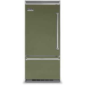 Viking 36-inch, 20.4 cu.ft. Built-in Bottom Freezer Refrigerator with  Plasmacluster™ Ion Air Purifier VCBB5363ELCY IMAGE 1