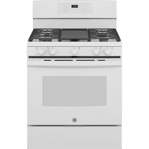 GE 30-inch Freestanding Gas Range with Convection Technology JCGB735DPWW IMAGE 1