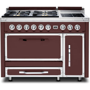 Viking 48-inch Freestanding Dual Fuel Range with True Convection Technology TVDR481-4IKA IMAGE 1