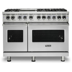 Viking 48-inch Freestanding Dual-Fuel Range with TruConvec™ Convection Cooking CVDR548-6GSS IMAGE 1