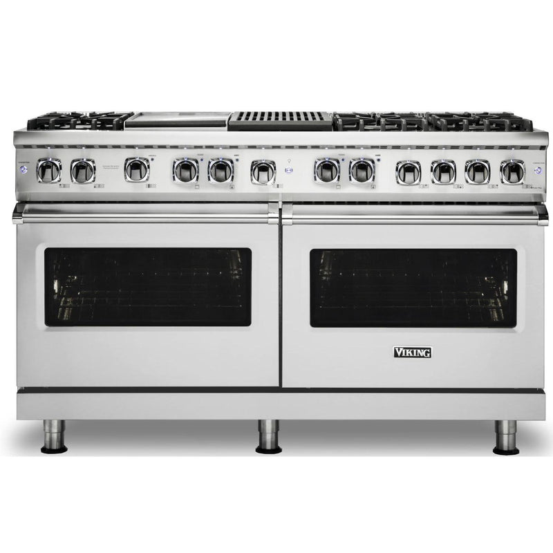 Viking 60-inch Freestanding Dual-Fuel Range with TruConvec™ Convection Cooking CVDR560-6GQSS IMAGE 1