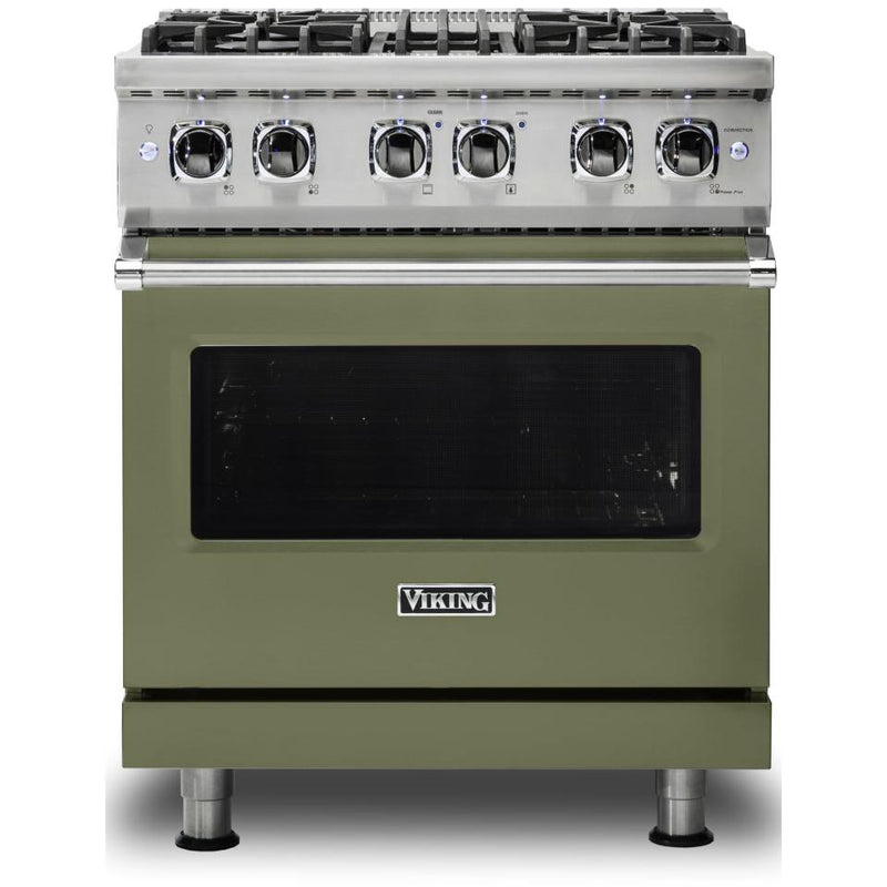 Viking 30-inch Freestanding Dual-Fuel Range with VariSimmer™ CVDR530-4BCY IMAGE 1