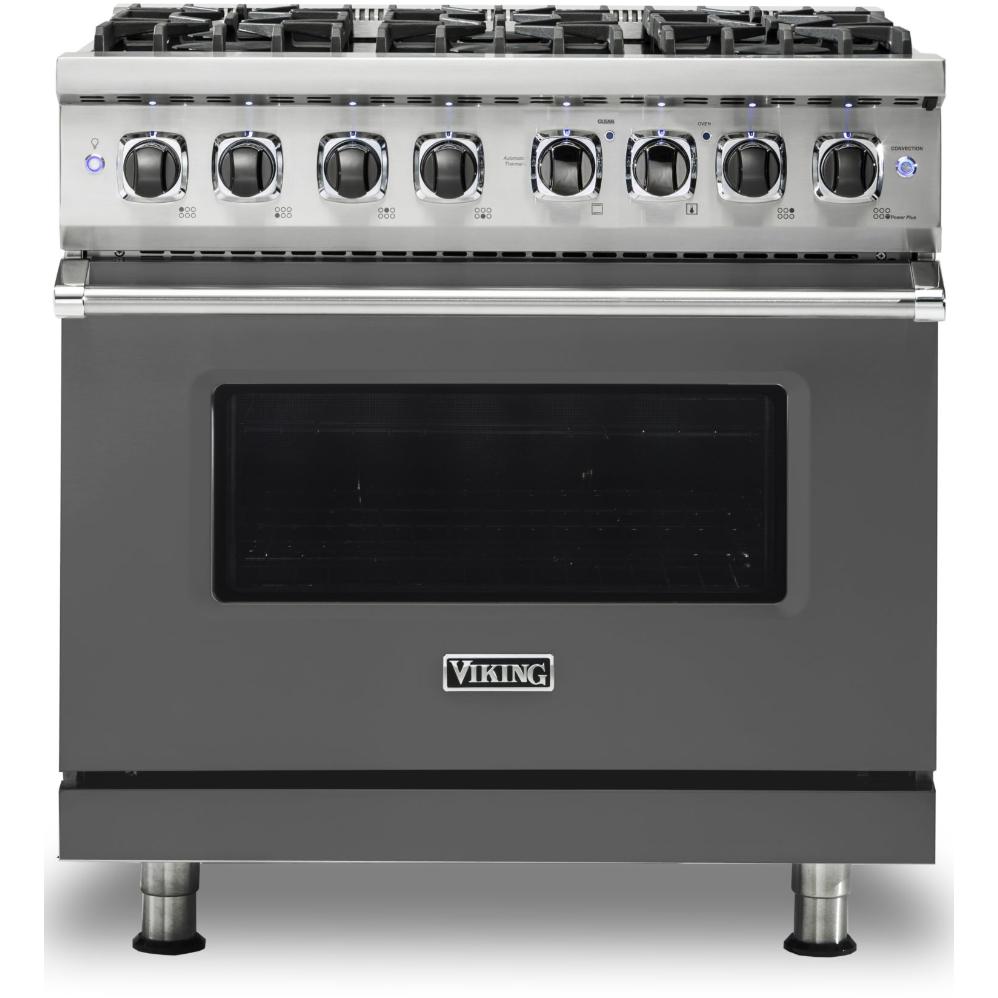 Viking 36-inch Freestanding Dual-Fuel Range with Vari-Speed Dual Flow™ Convection CVDR536-6BDGLP IMAGE 1