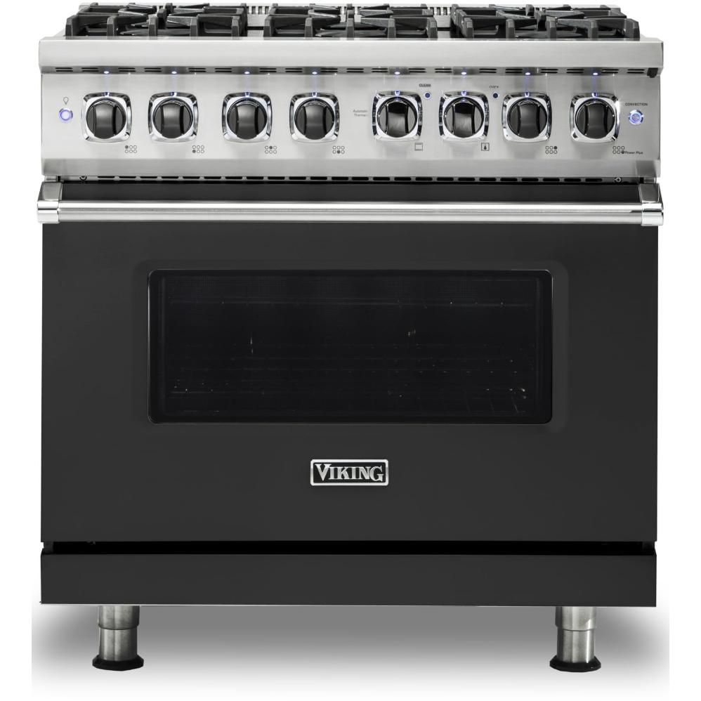 Viking 36-inch Freestanding Dual-Fuel Range with Vari-Speed Dual Flow™ Convection CVDR536-6BCS IMAGE 1