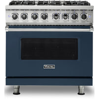 Viking 36-inch Freestanding Dual-Fuel Range with Vari-Speed Dual Flow™ Convection CVDR536-6BSB IMAGE 1