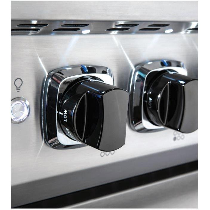Viking 36-inch Freestanding Dual-Fuel Range with Vari-Speed Dual Flow™ Convection CVDR536-6BRE IMAGE 3