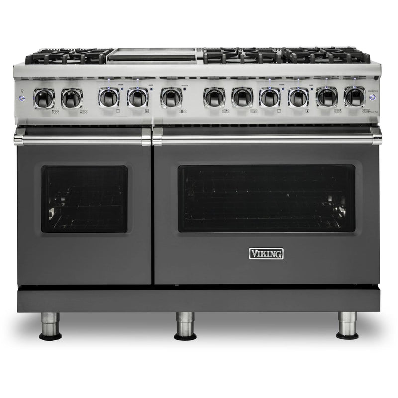 Viking 48-inch Freestanding Dual-Fuel Range with TruConvec™ Convection Cooking CVDR548-6GDG IMAGE 1