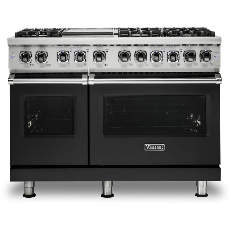 Viking 48-inch Freestanding Dual-Fuel Range with TruConvec™ Convection Cooking CVDR548-6GCSLP IMAGE 1