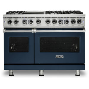 Viking 48-inch Freestanding Dual-Fuel Range with TruConvec™ Convection Cooking CVDR548-6GSB IMAGE 1