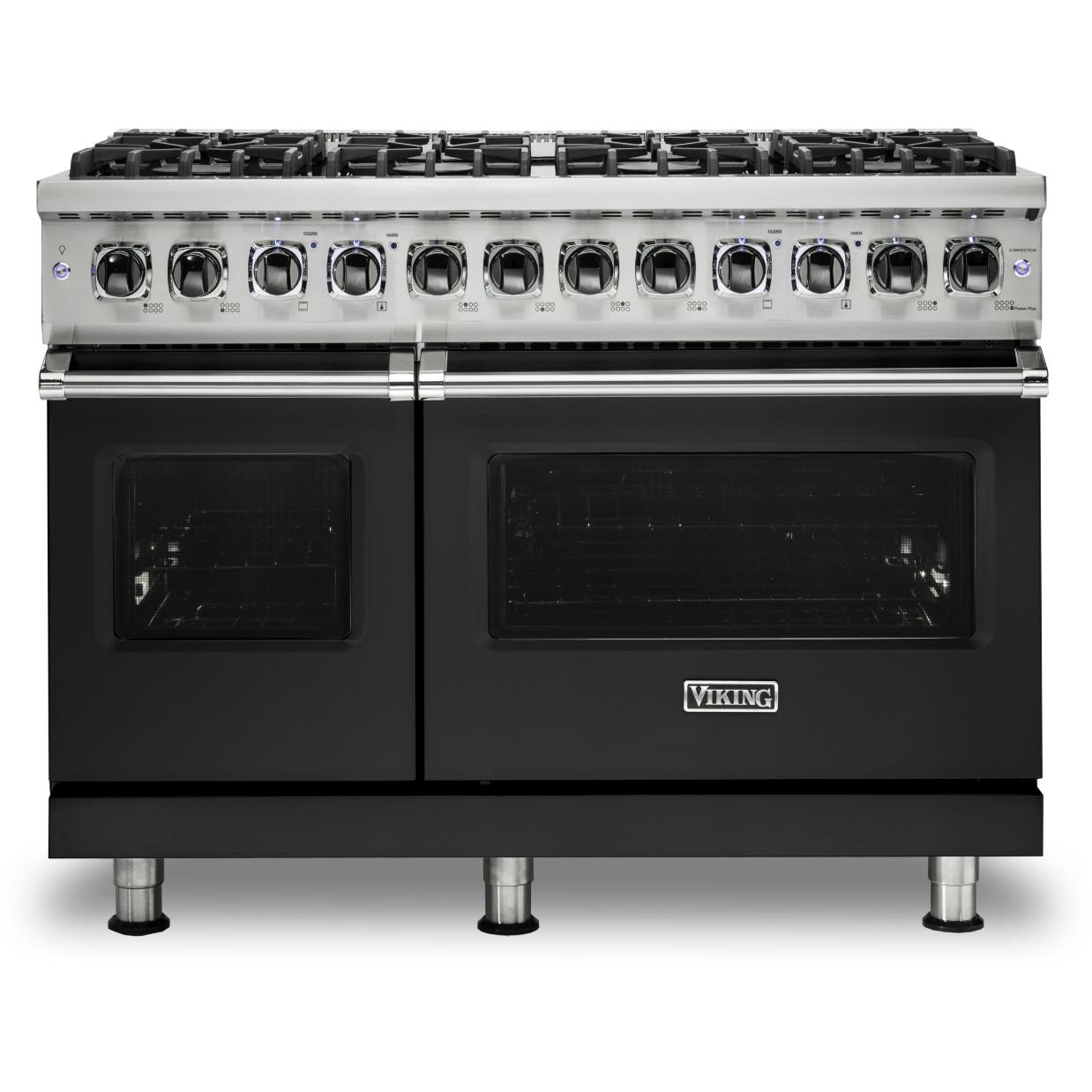 Viking 48-inch Freestanding Dual-Fuel Range with TruConvec™ Convection Cooking CVDR548-8BCSLP IMAGE 1