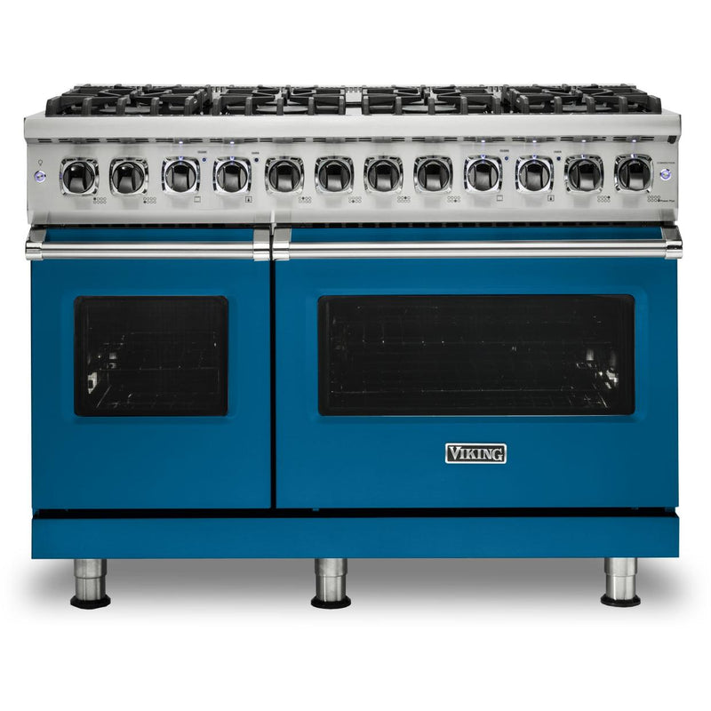 Viking 48-inch Freestanding Dual-Fuel Range with TruConvec™ Convection Cooking CVDR548-8BAB IMAGE 1