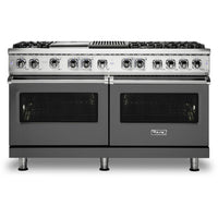 Viking 60-inch Freestanding Dual-Fuel Range with TruConvec™ Convection Cooking CVDR560-6GQDGLP IMAGE 1