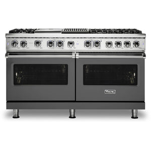 Viking 60-inch Freestanding Dual-Fuel Range with TruConvec™ Convection Cooking CVDR560-6GQDGLP IMAGE 1