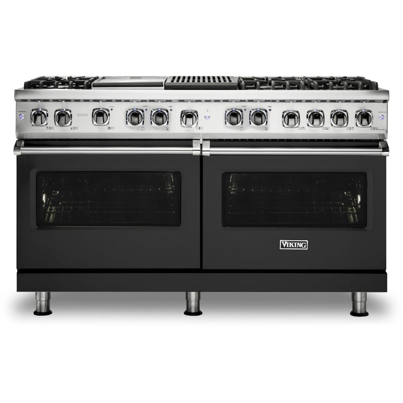 Viking 60-inch Freestanding Dual-Fuel Range with TruConvec™ Convection Cooking CVDR560-6GQCSLP IMAGE 1