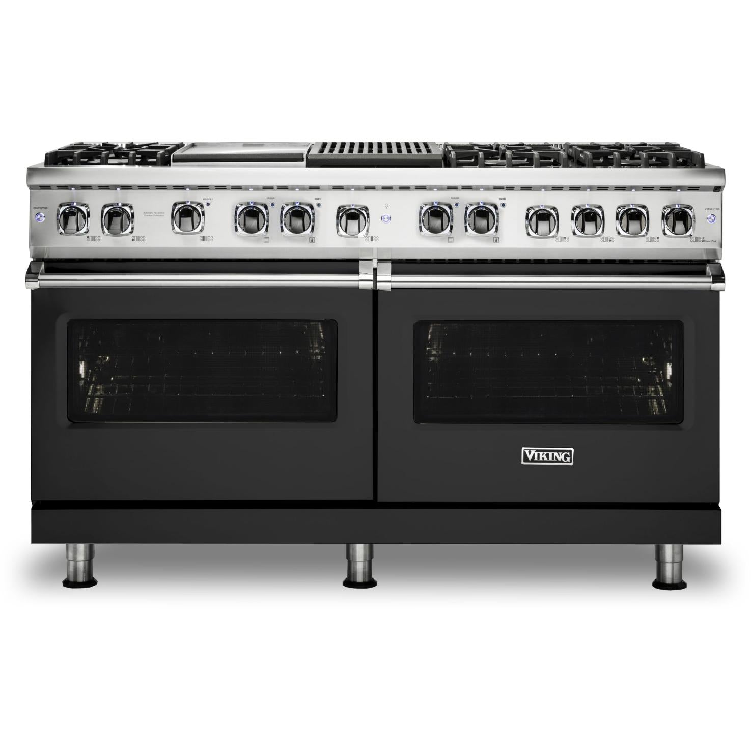 Viking 60-inch Freestanding Dual-Fuel Range with TruConvec™ Convection Cooking CVDR560-6GQCS IMAGE 1