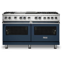 Viking 60-inch Freestanding Dual-Fuel Range with TruConvec™ Convection Cooking CVDR560-6GQSBLP IMAGE 1