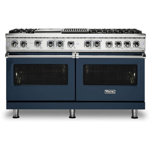Viking 60-inch Freestanding Dual-Fuel Range with TruConvec™ Convection Cooking CVDR560-6GQSBLP IMAGE 1