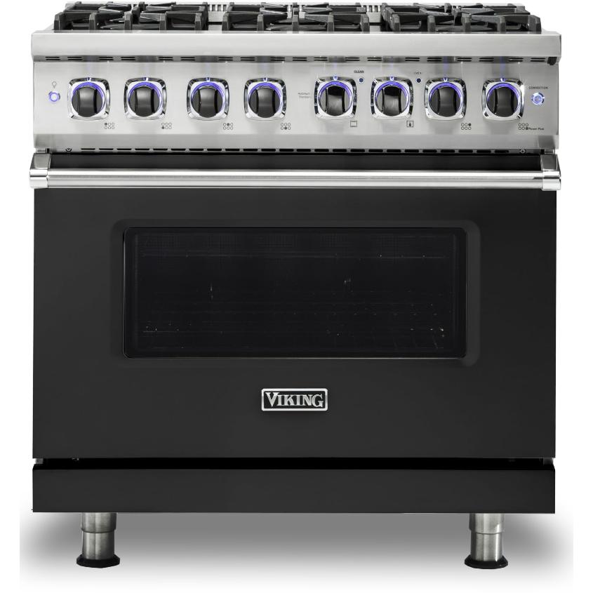 Viking 36-inch Freestanding Dual-Fuel Range with Elevation Burners™ CVDR7362-6BCS IMAGE 1