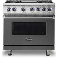 Viking 36-inch Freestanding Dual-Fuel Range with Elevation Burners™ CVDR7362-4GDG IMAGE 1
