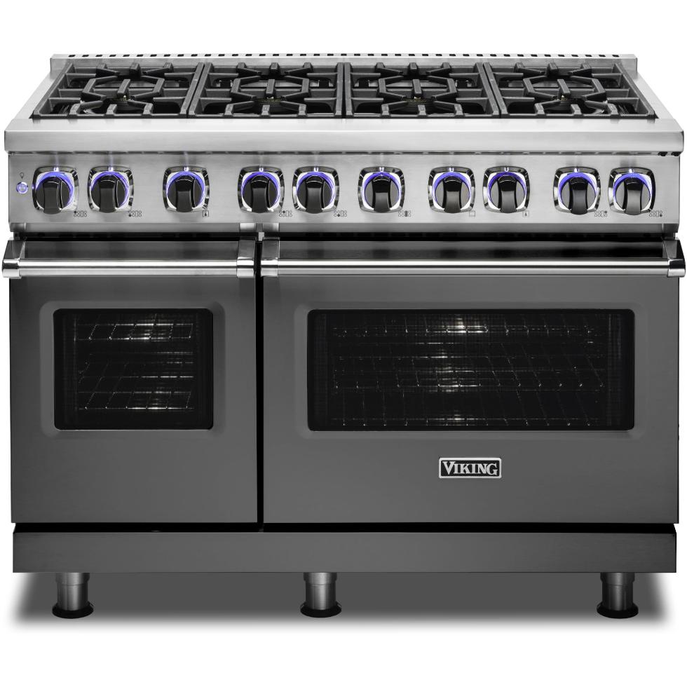 Viking 48-inch Freestanding Dual-Fuel Range with Elevation™ Burners CVDR7482-8BDG IMAGE 1