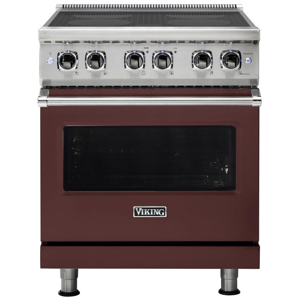 Viking 30-inch Freestanding Induction Range with MagneQuick™ Induction Power CVIR5301-4BKA IMAGE 1