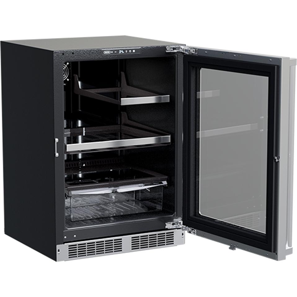 Marvel 24-inch, 5.5 cu.ft. Built-in Compact Refrigerator with Dynamic Cooling Technology MPRE424-SG31A IMAGE 2