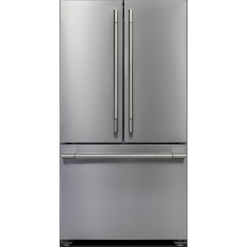 Fulgor Milano 36-inch, 19.86 cu.ft. Counter-Depth French 3-Door Refrigerator with Internal Water Dispenser F6FBM36S2 IMAGE 1